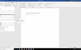 Как создать оглавление в Microsoft Word