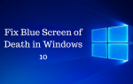 Исправление синего экрана смерти в Windows 10