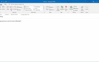 Как удалить и отключить разговор в Outlook