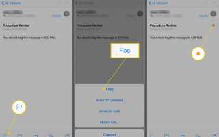 Как пометить сообщения в почтовом приложении iPhone и iPad