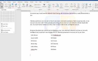 Работа с таблицами в Microsoft Word для начинающих