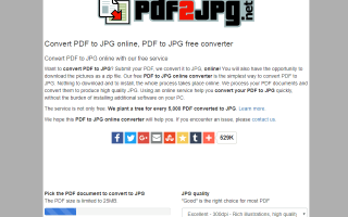 Как конвертировать PDF файлы в формат JPG