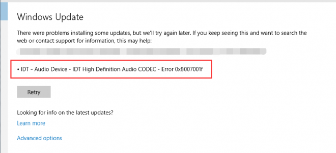 IDT HD Audio CODEC драйвер в Windows 10