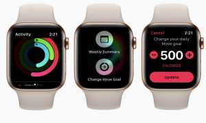 Как изменить цели активности на Apple Watch
