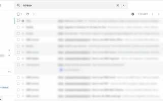 Как быстро очистить почтовый ящик Gmail
