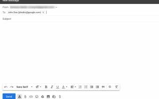 Как изменить адрес электронной почты или имя получателя в Gmail
