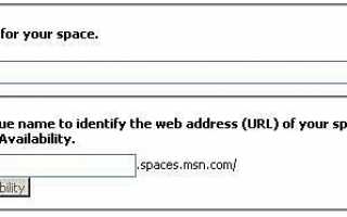 MSN Spaces — несуществующий сайт блогов