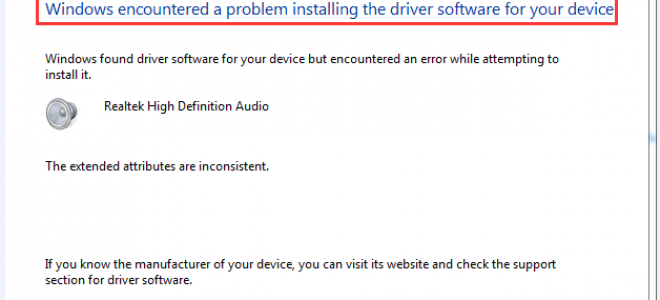 Что делать, если в Windows возникла проблема с установкой программного обеспечения драйвера