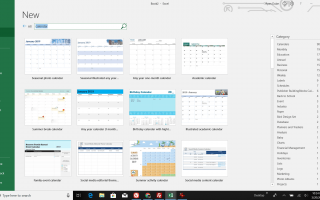 Как сделать календарь в Excel