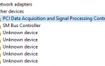 Как исправить отсутствие контроллера PCI сбора данных и обработки сигналов в Windows 10
