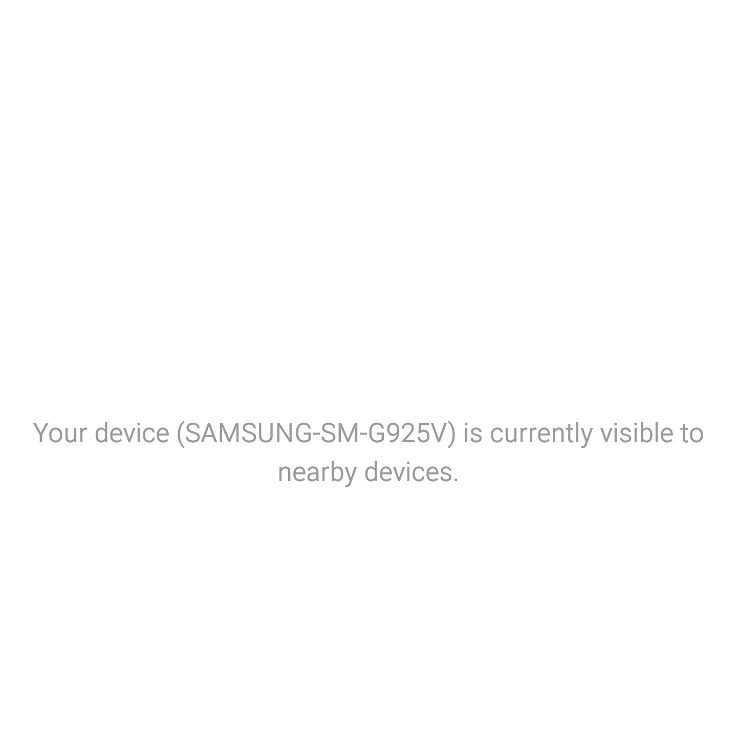 Wi-Fi Direct - Samsung Galaxy 6 Edge