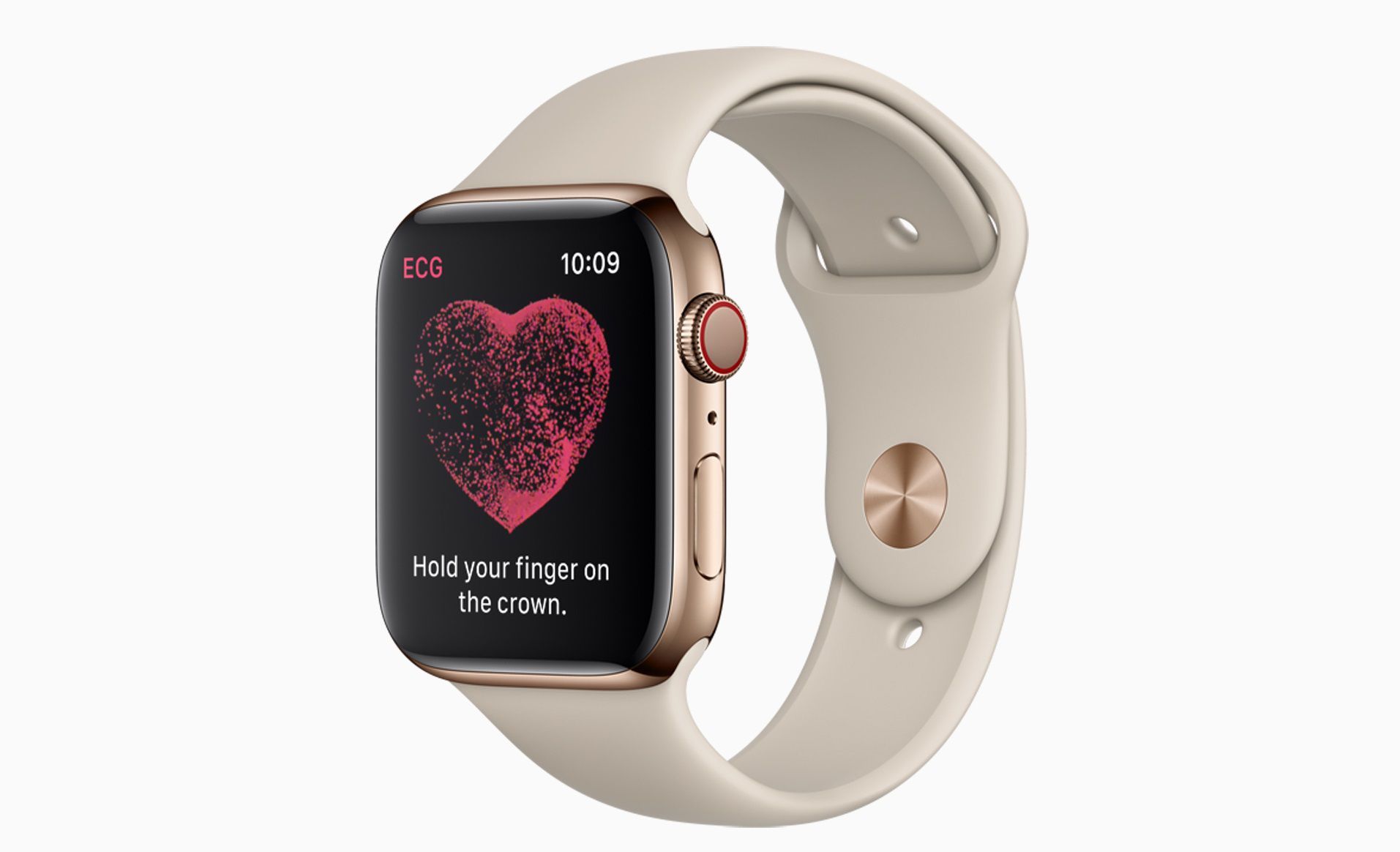 Apple Watch с показом приложения ЭКГ