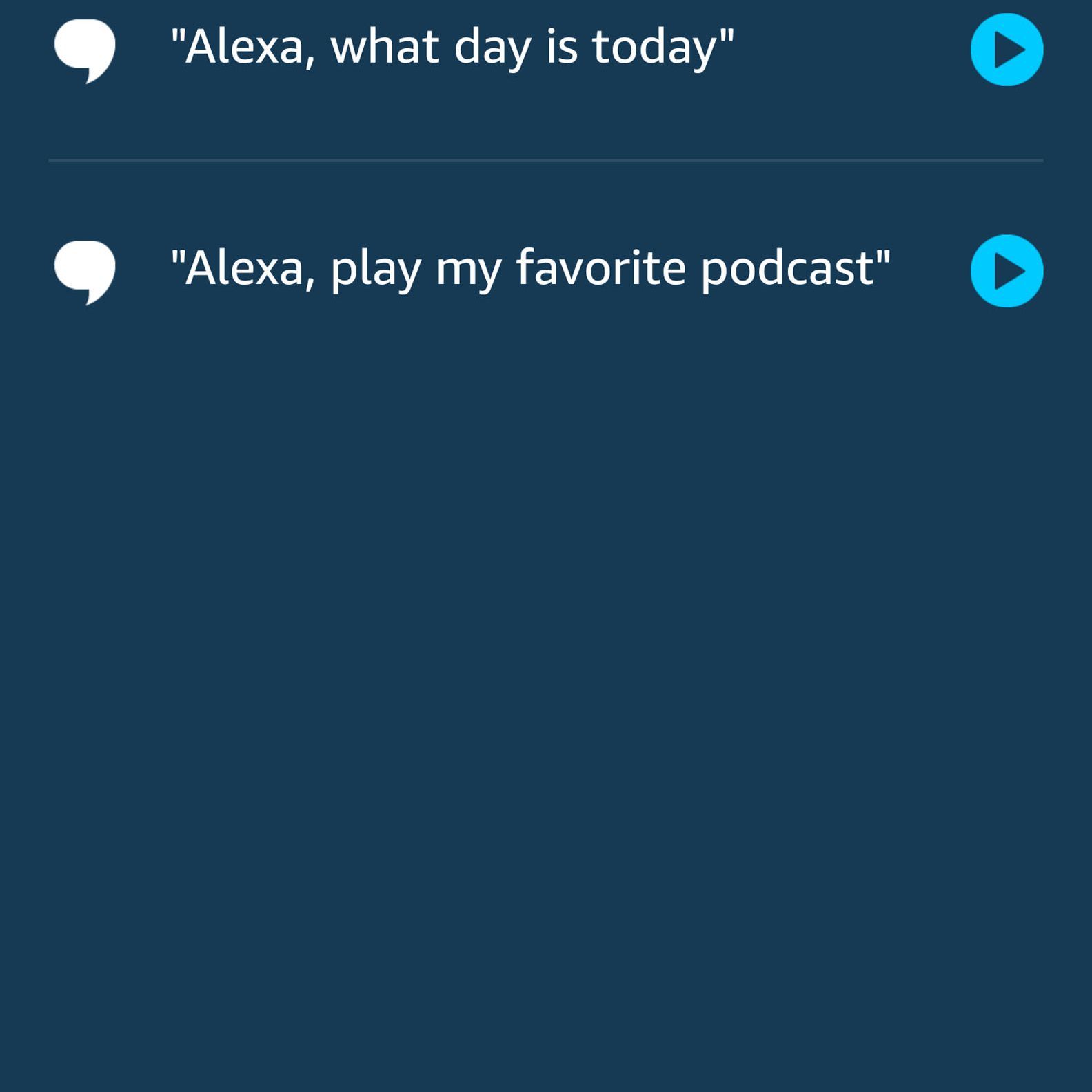 Приложение Alexa показывает экран рутины.