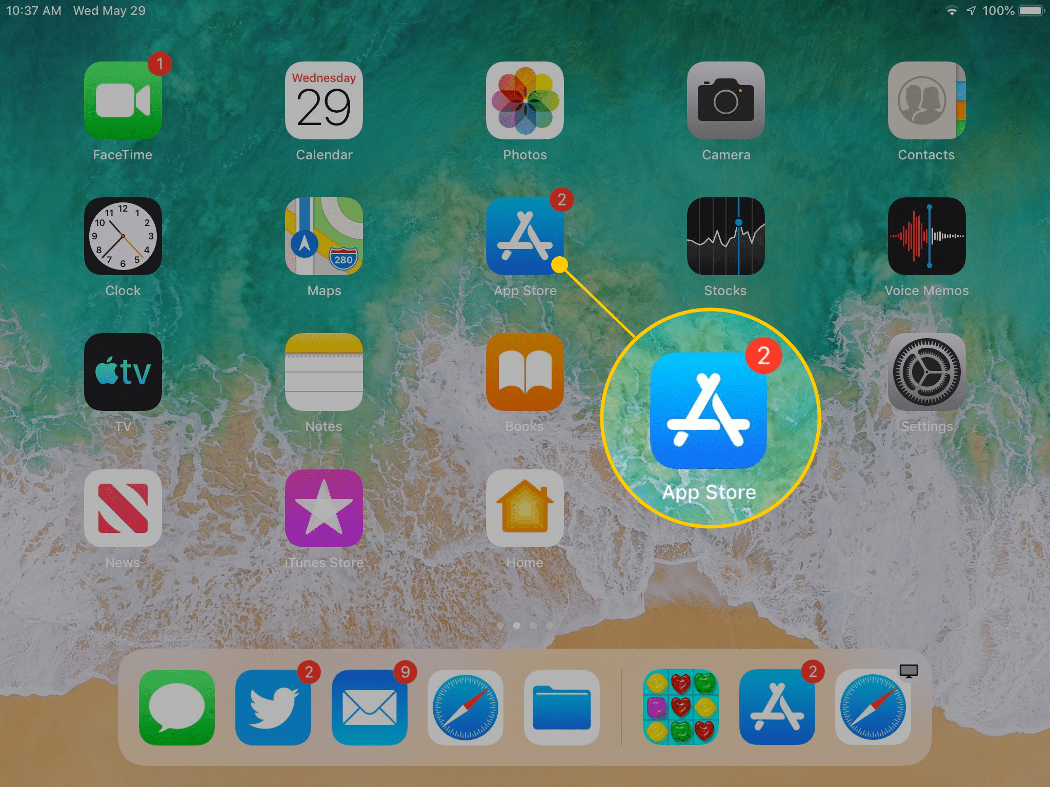 App Store iCon на iPad