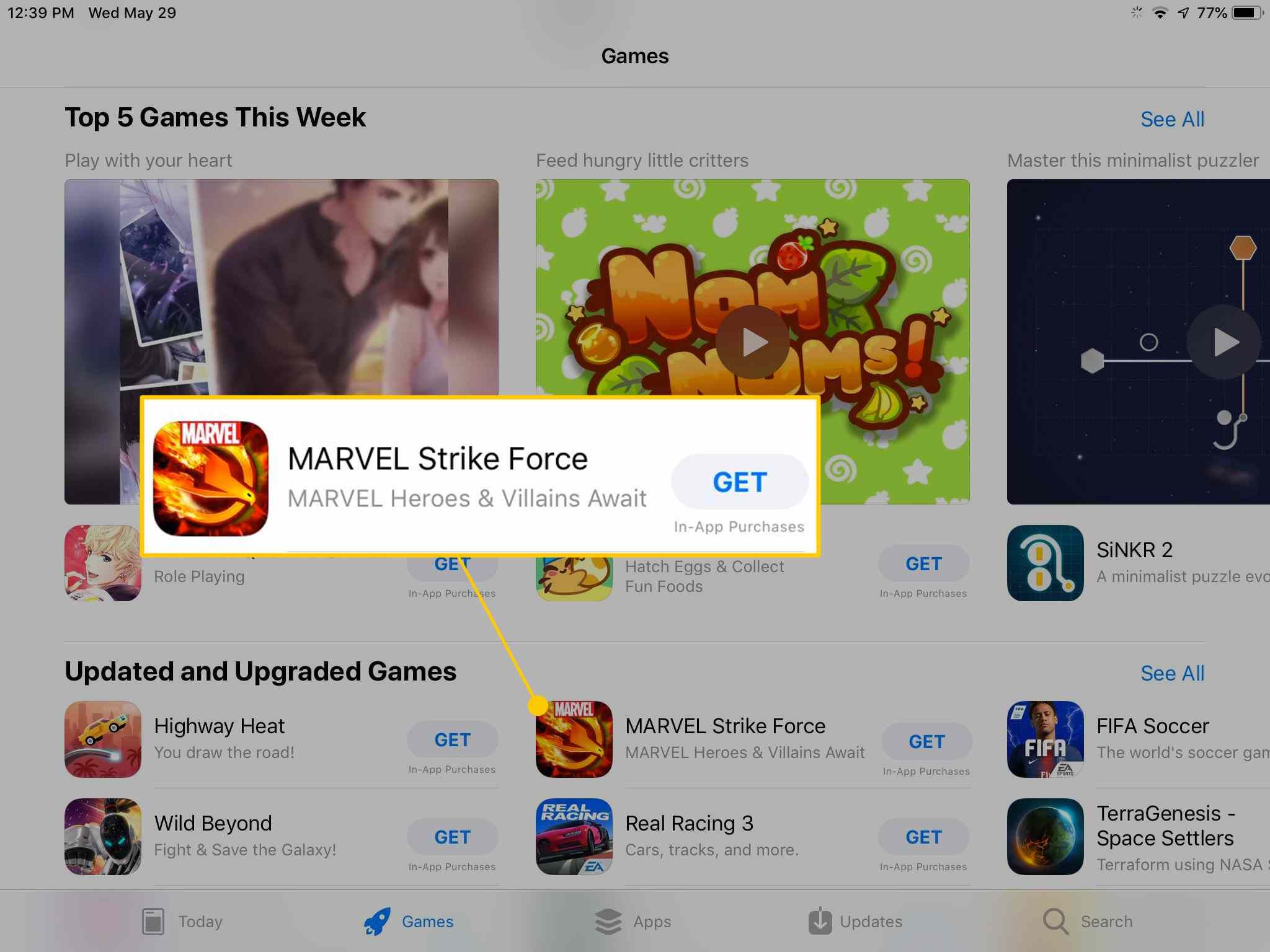 Ударная сила Marvel в App Store