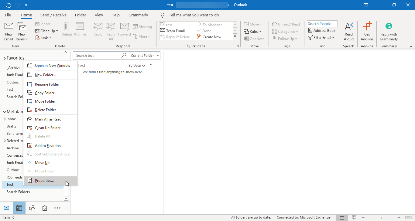 Скриншот Outlook Inbox