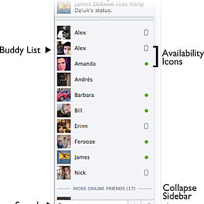 Facebook Chat Buddy List