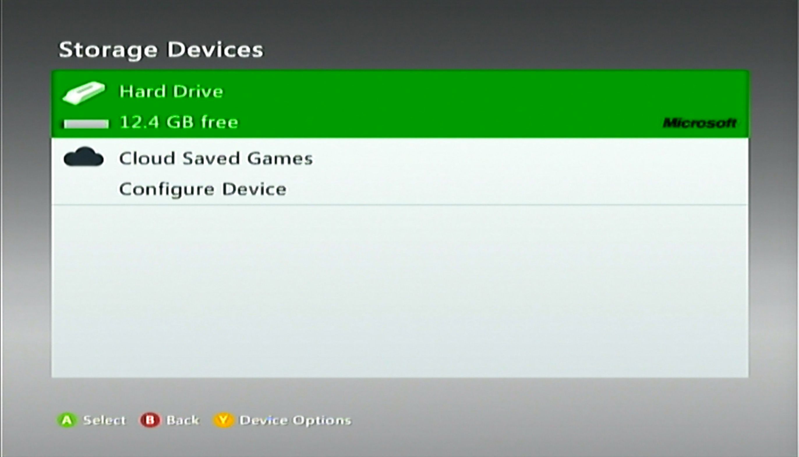 Запоминающее устройство для жесткого диска на Xbox 360