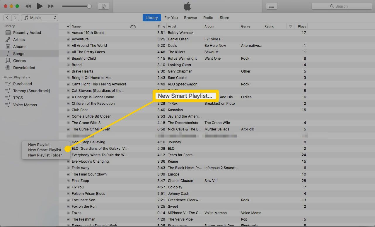 Создание Smart Playlist в iTunes