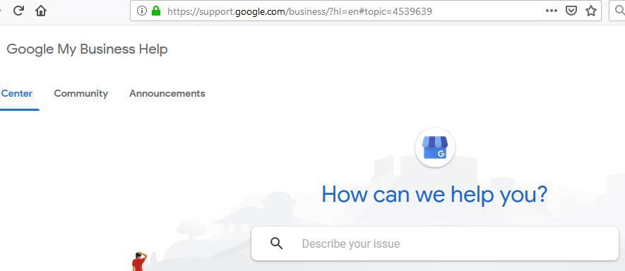 Справка Google My Business