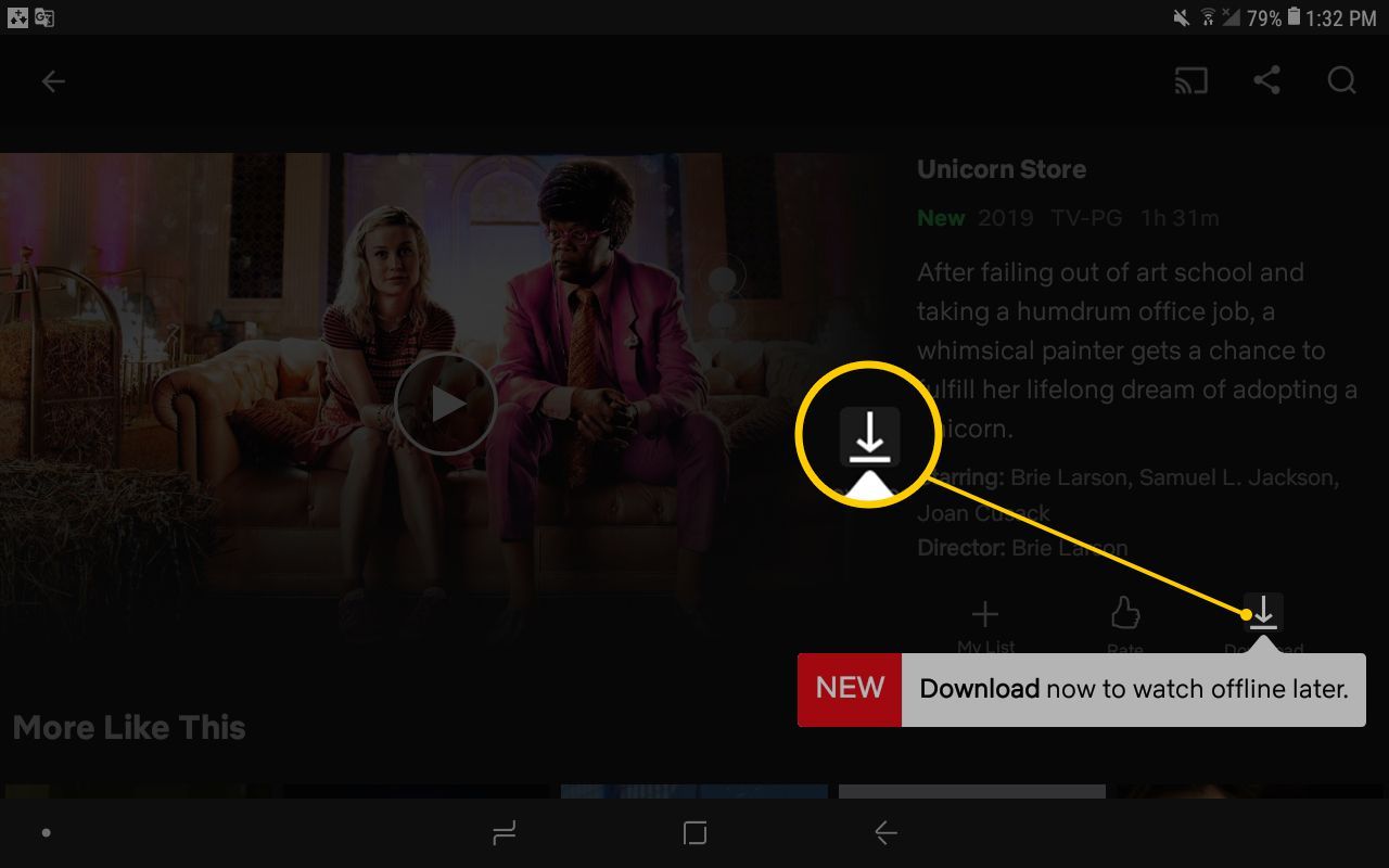 Скачать иконку в Netflix для Android