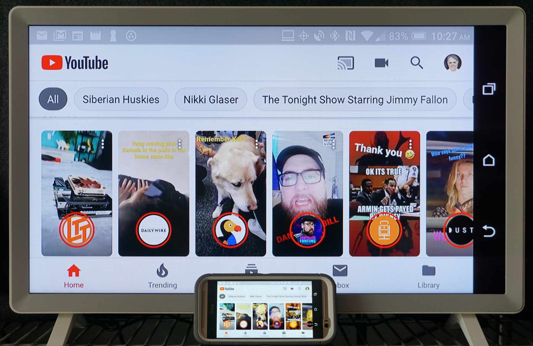 Зеркальное отображение смартфона на телевизоре LG с Miracast