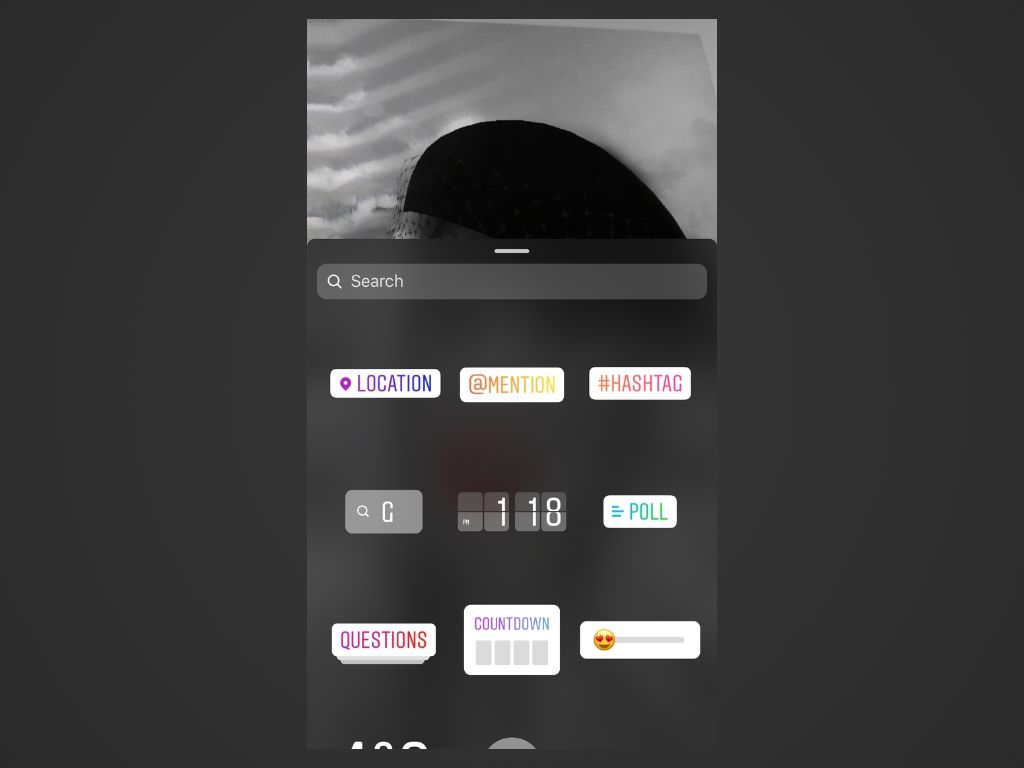 Скриншот приложения Instagram для iOS.
