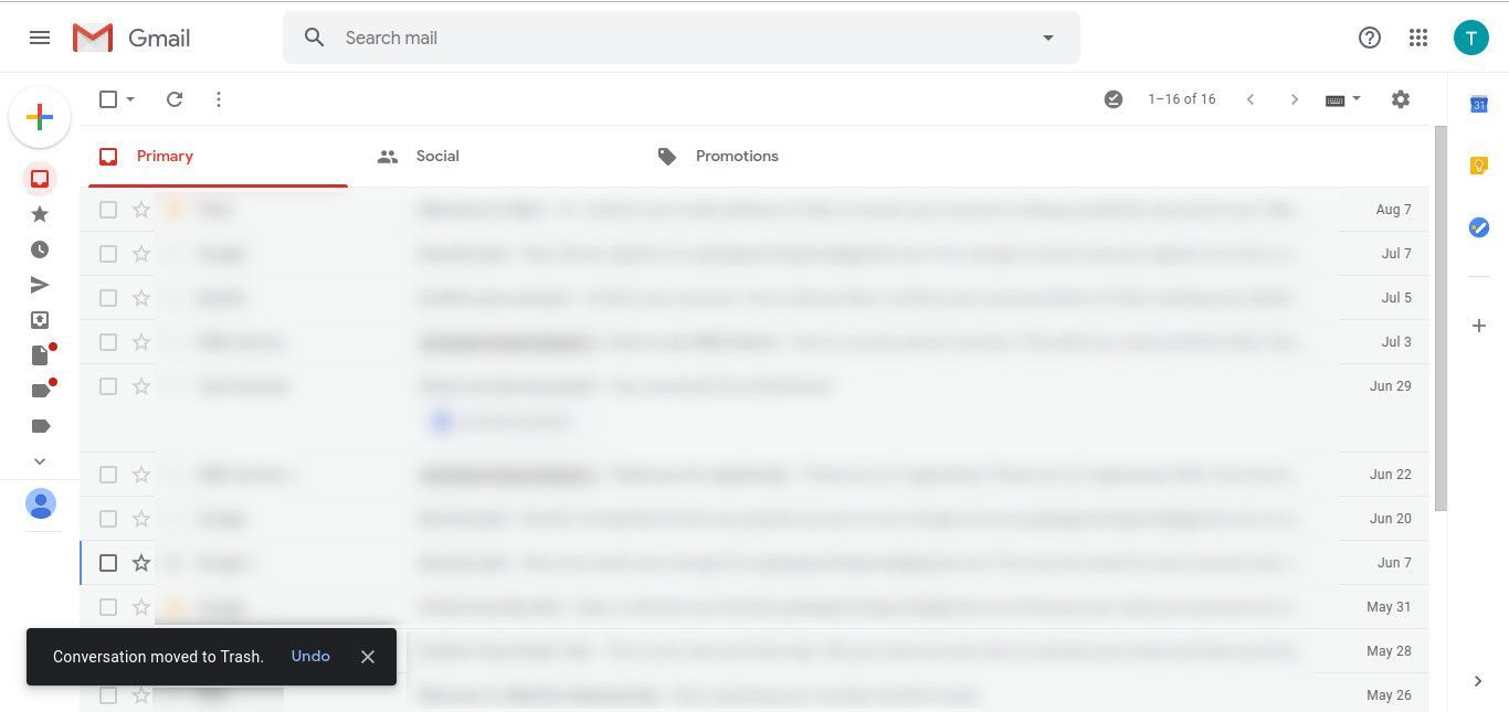 Gmail отменить сообщение