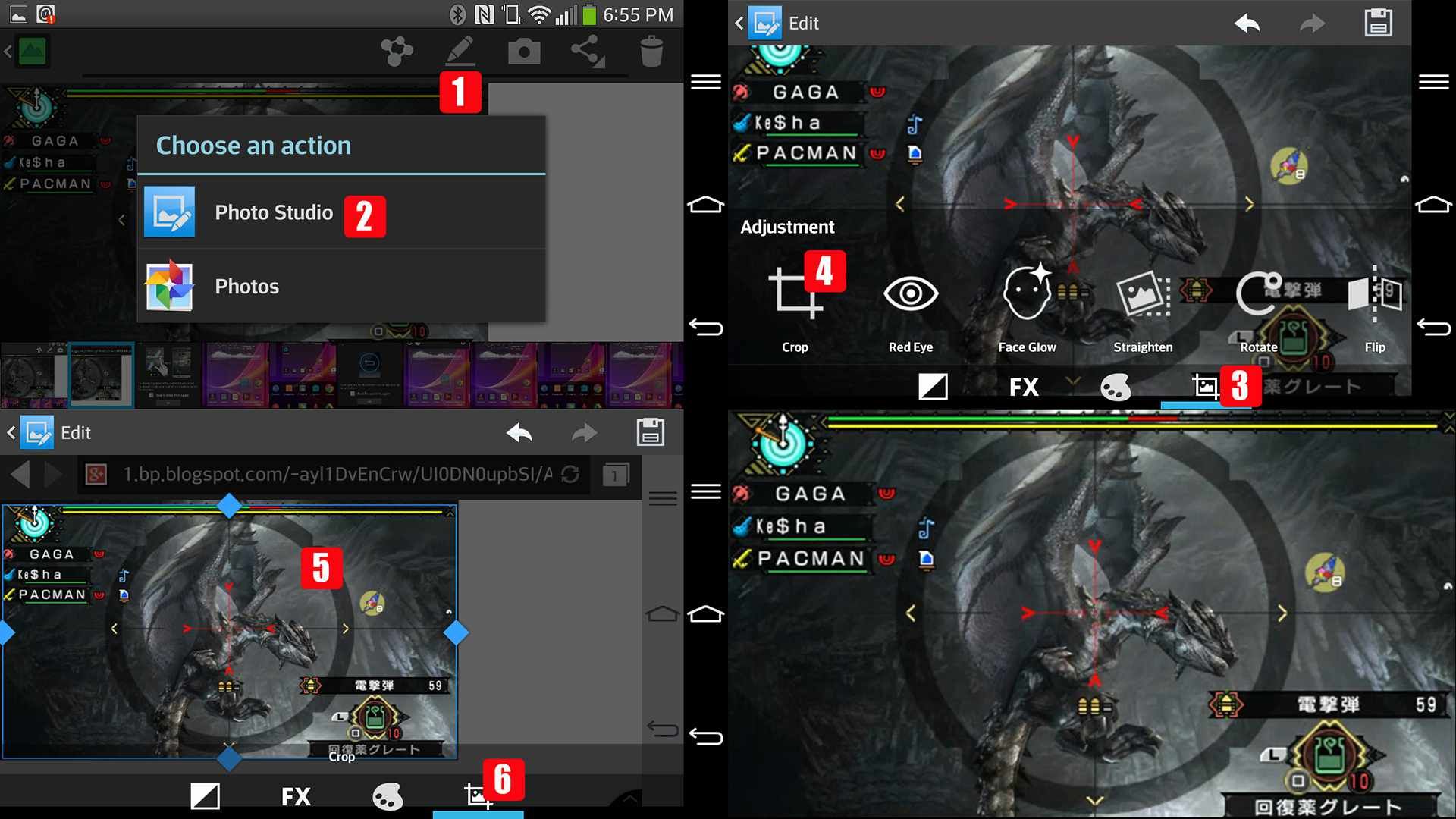 Скриншоты видеоигр LG G Flex