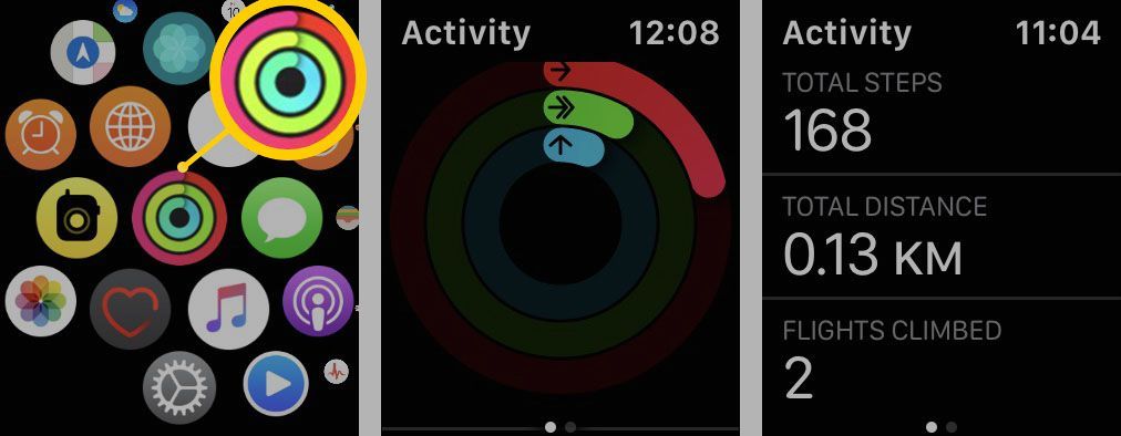 Приложение Apple Watch Activity