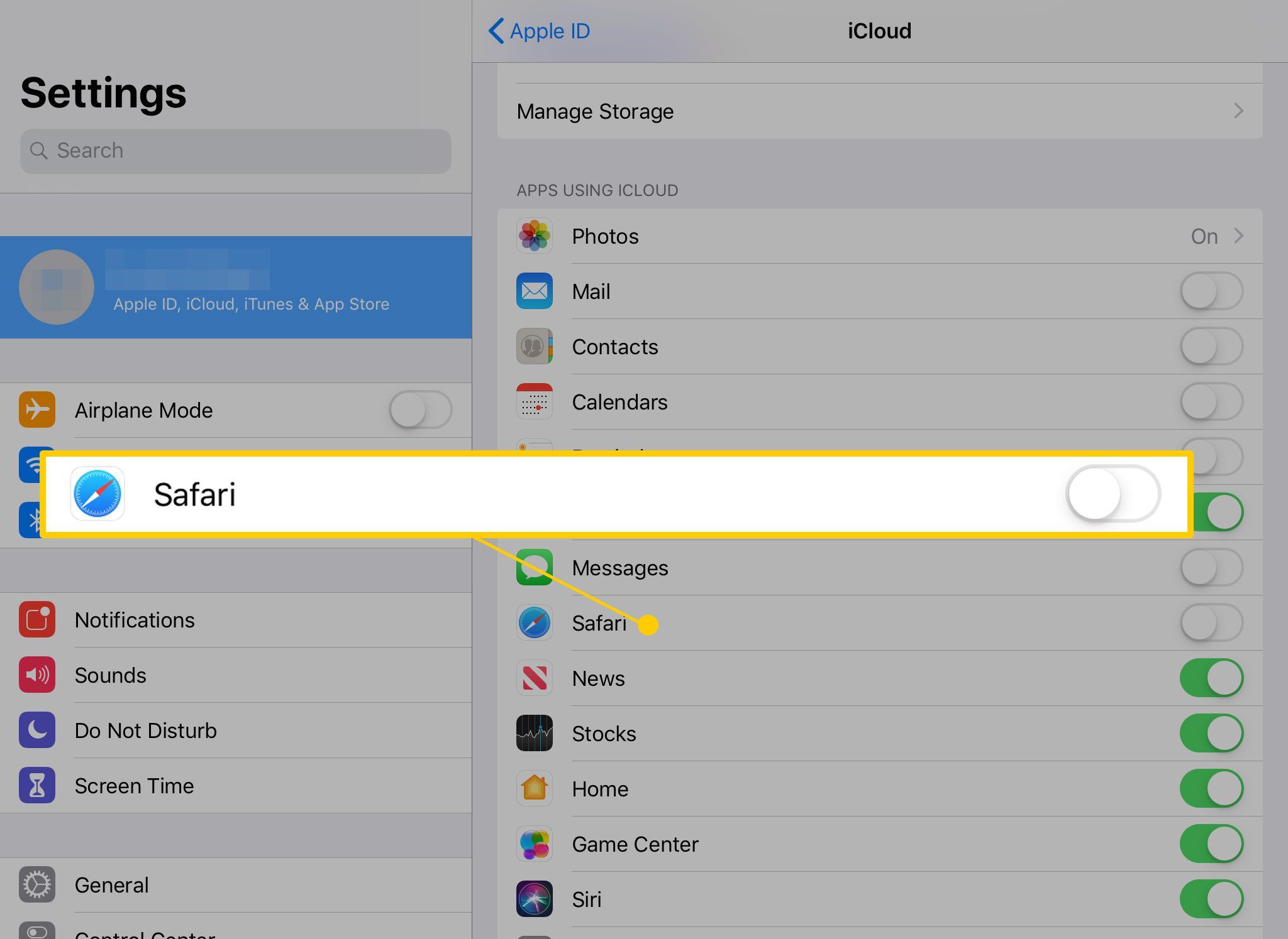 Не могу добавить закладки в Safari в iPad