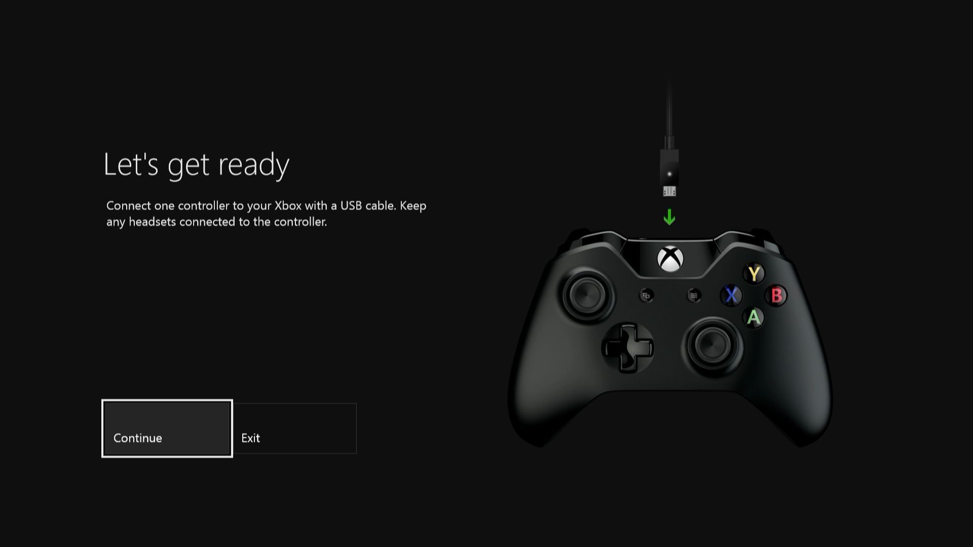 Обновление контроллера Xbox One