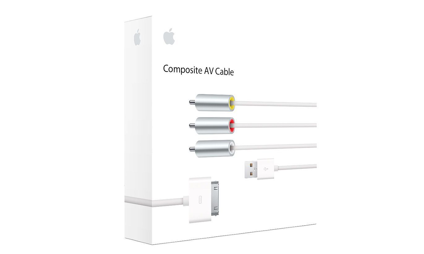 Композитный AV-кабель для iPad (30-контактный)