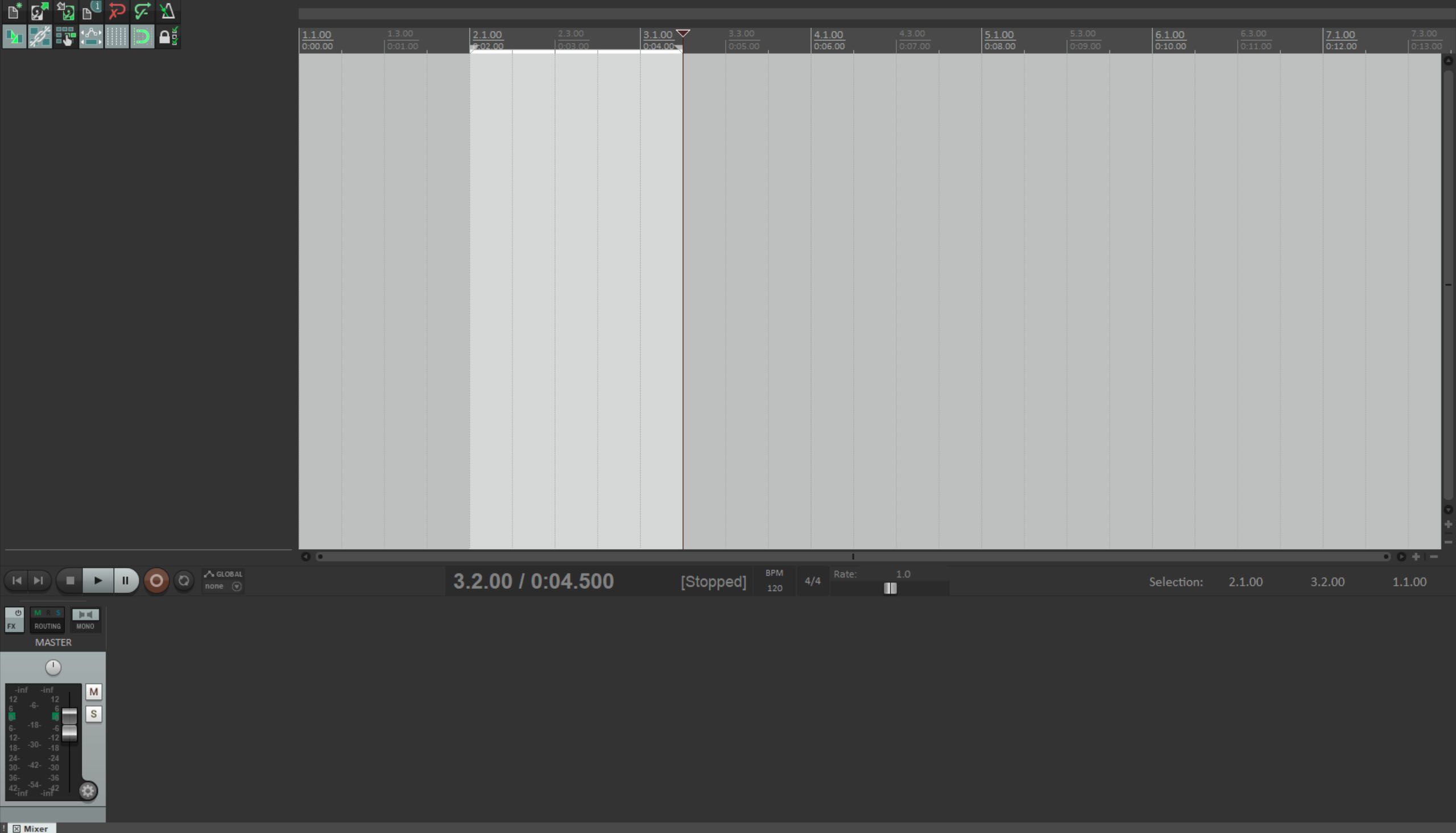Скриншот приложения Reaper Music Production
