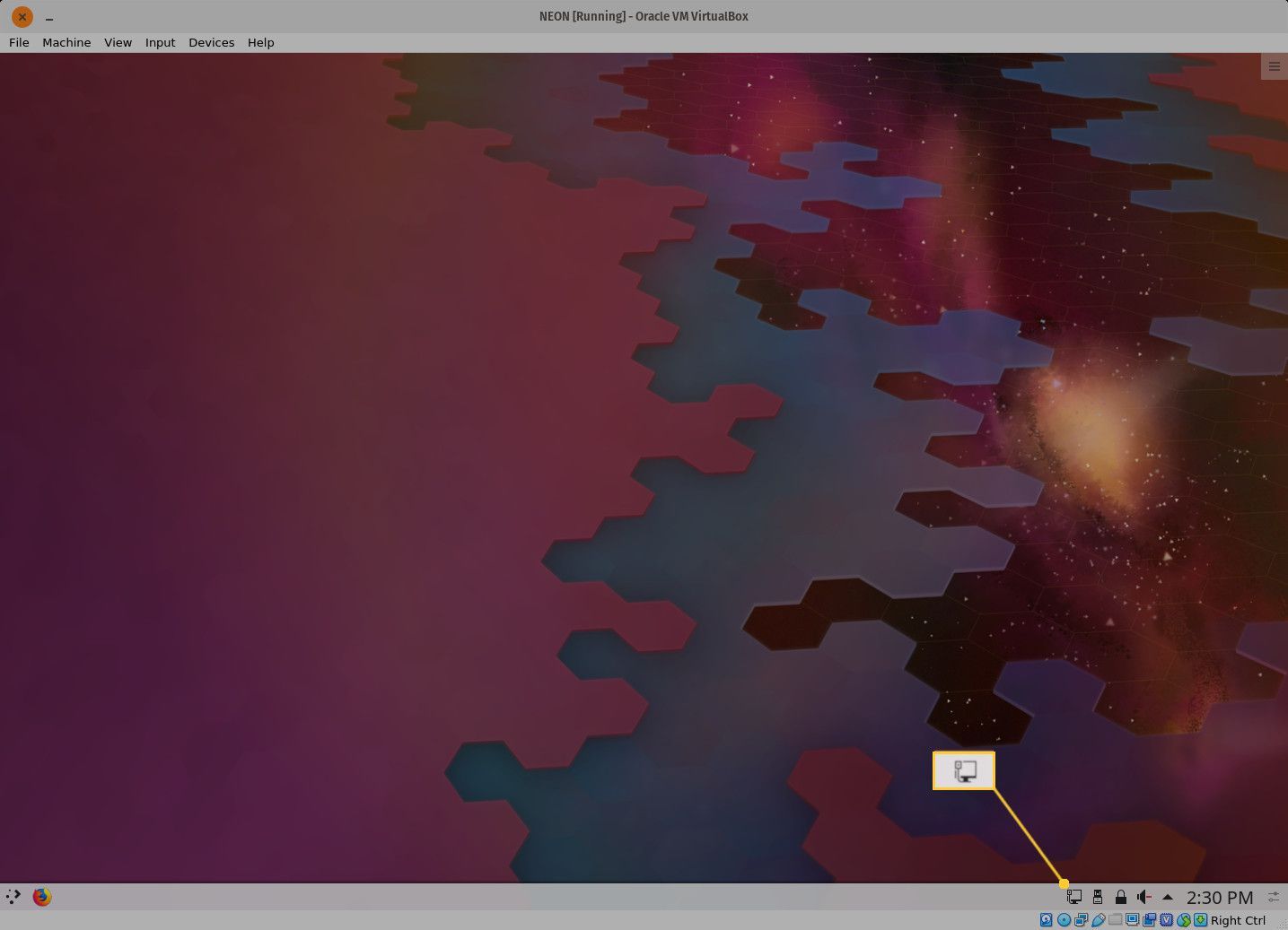 Снимок экрана рабочего стола KDE Plasma.