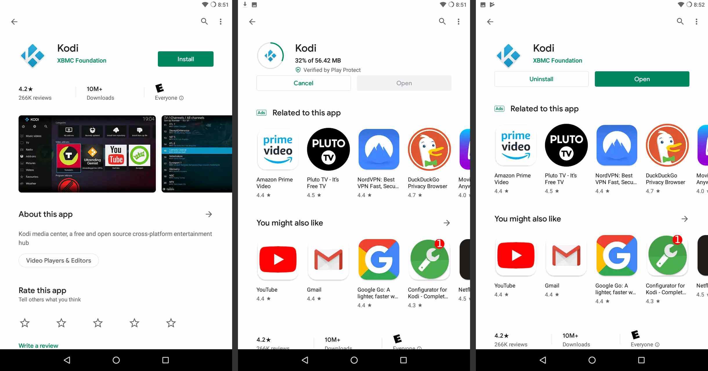 Android Kodi установить Play Store