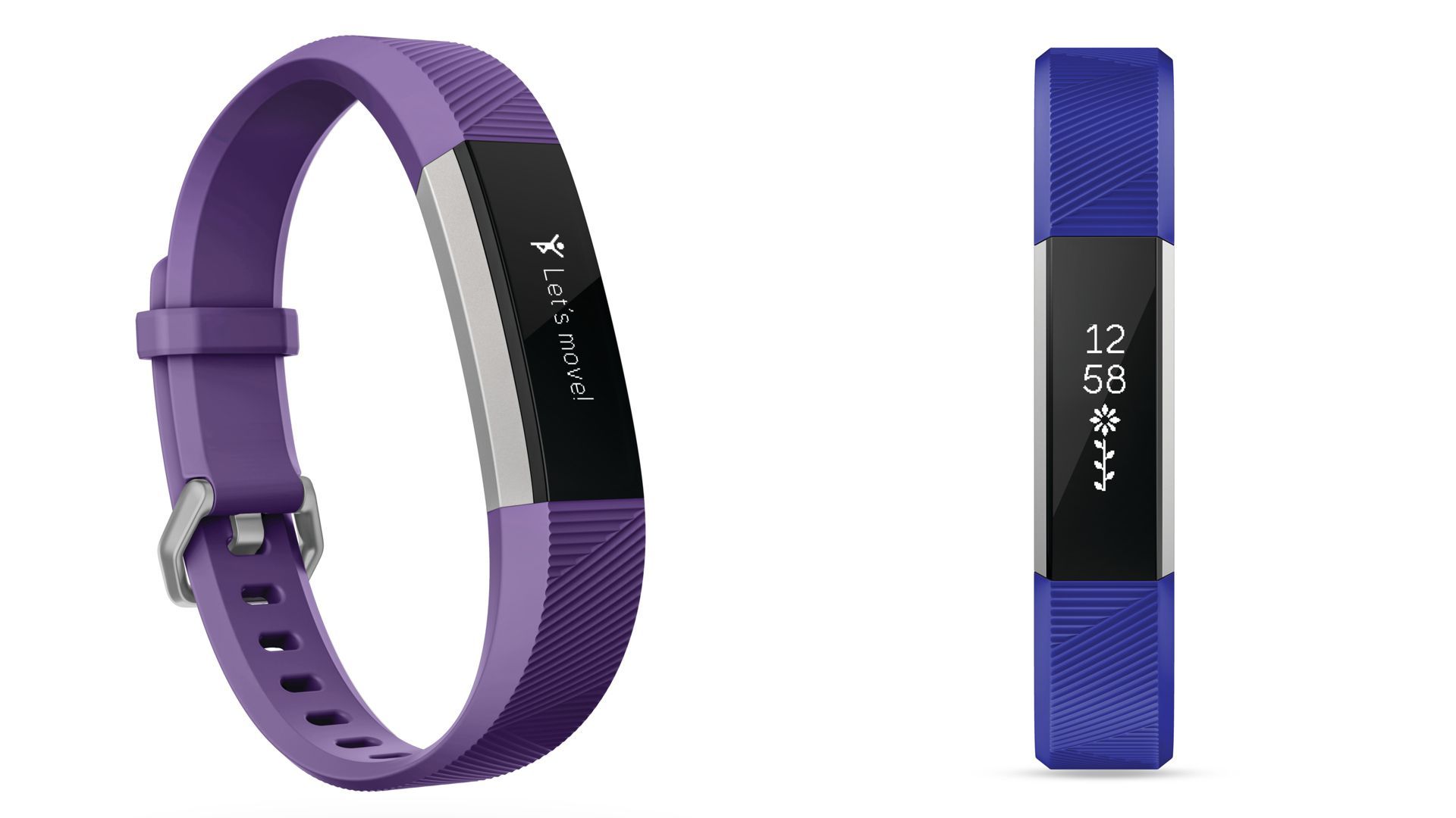 Fitbit Ace синие и фиолетовые браслеты