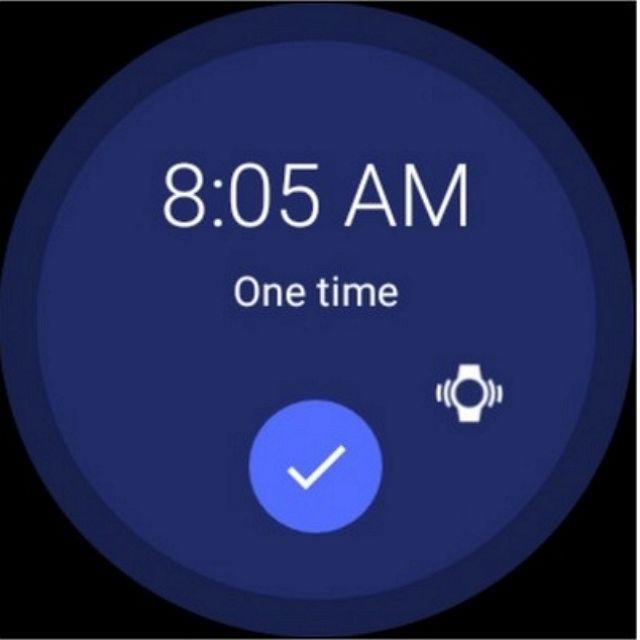 Снимок экрана будильника