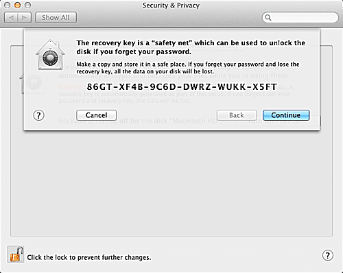 FileVault 2 - Использование шифрования диска с OS X Lion