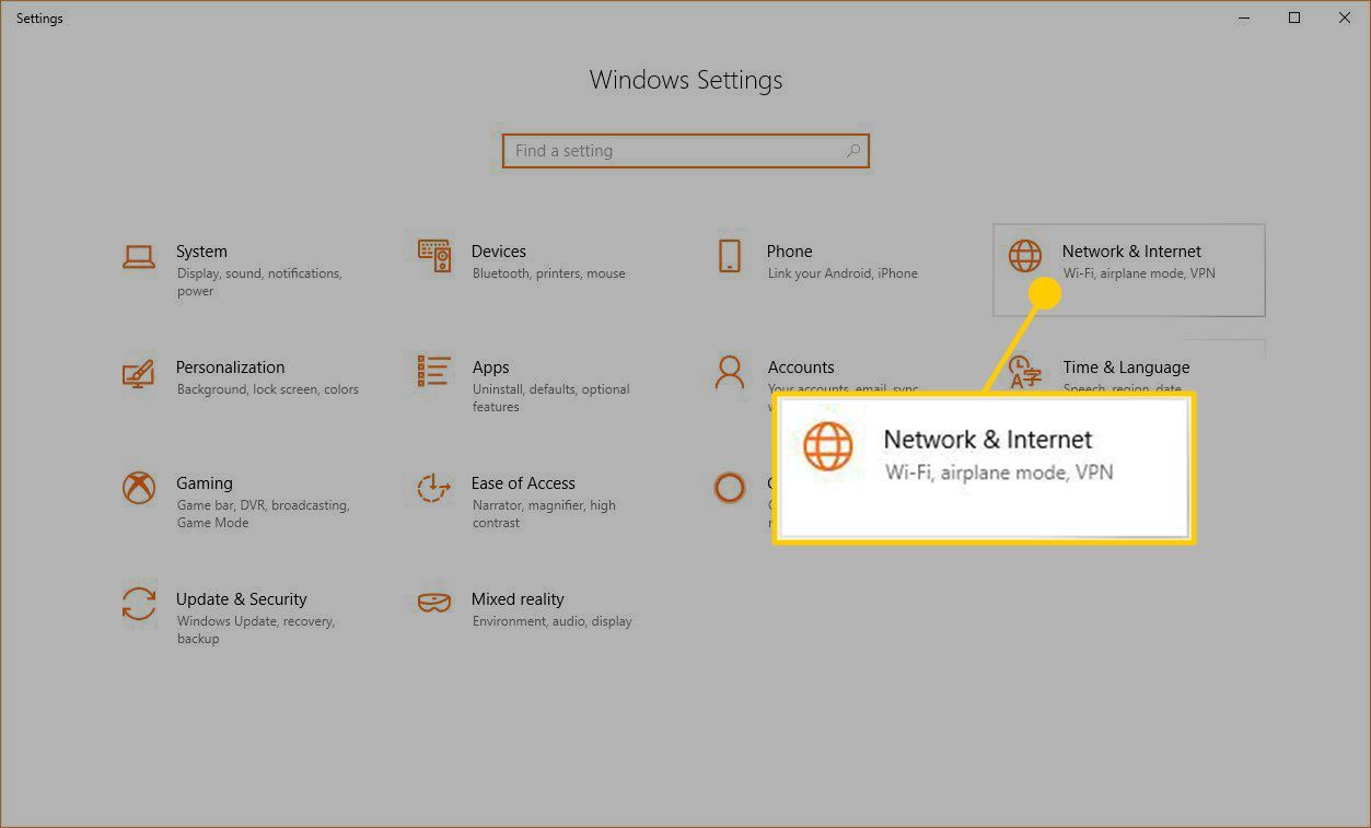 Снимок экрана Windows 10 