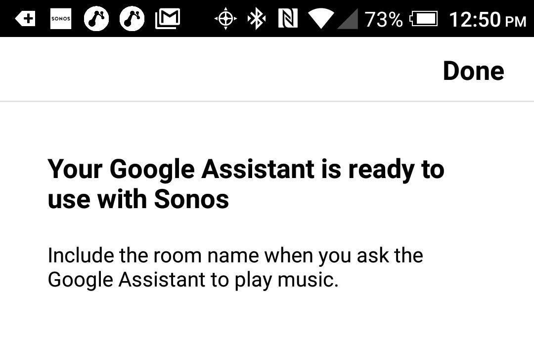 Google Assistant готов к использованию с Sonos (Non One / Beam)