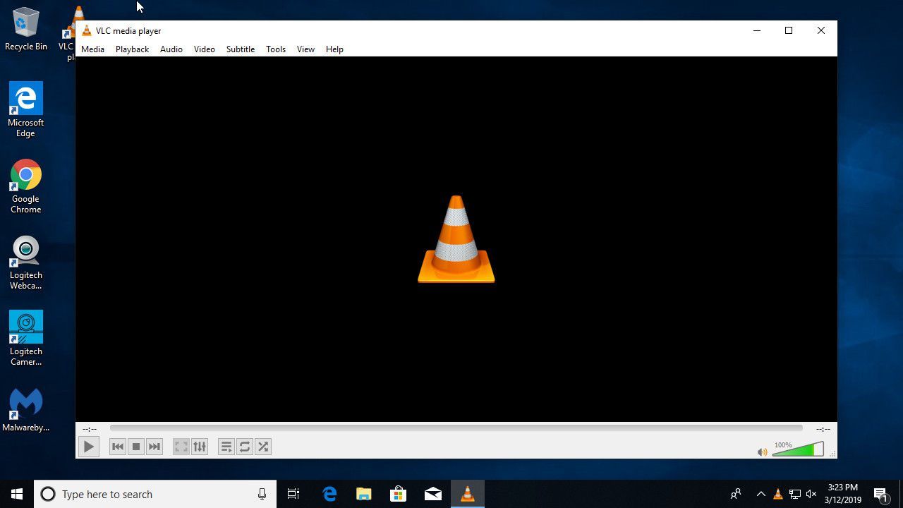 VLC работает на Windows 10