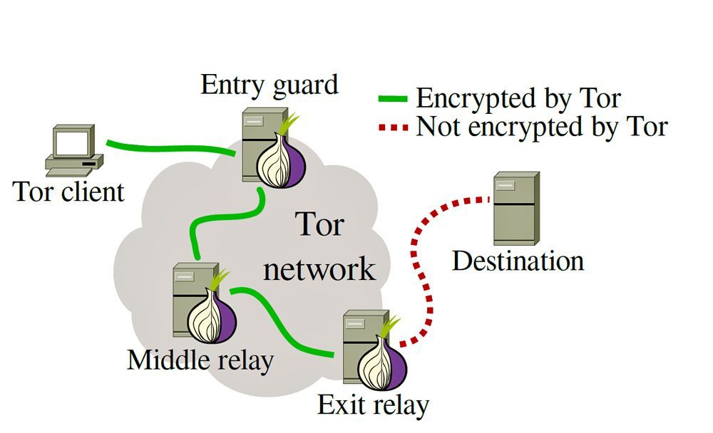 Схема сети Tor