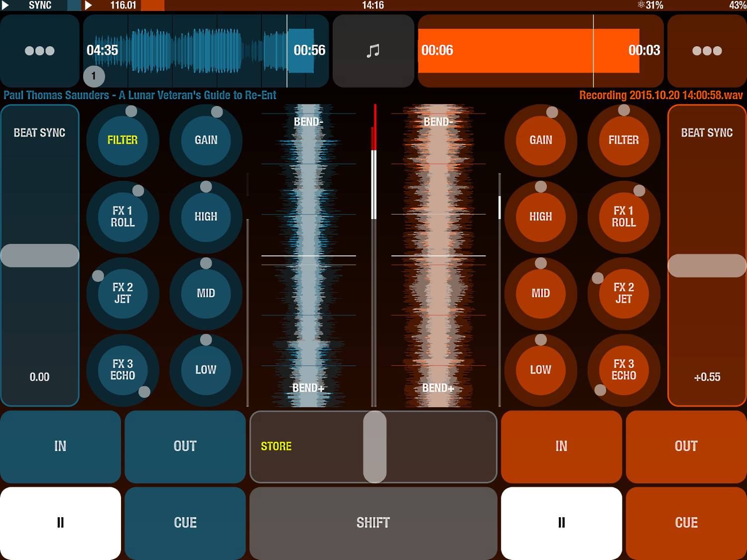DJ Player на iPad
