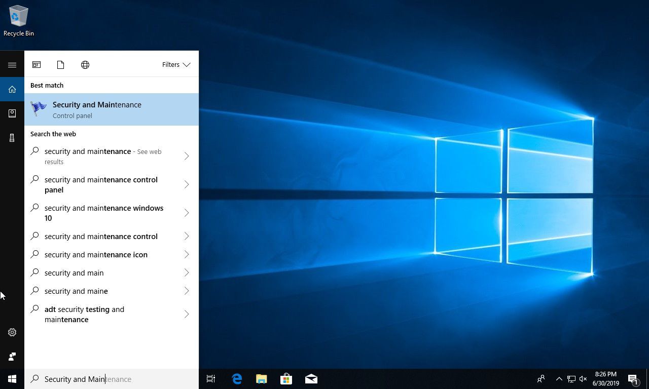 Windows Desktop Search Безопасность и обслуживание