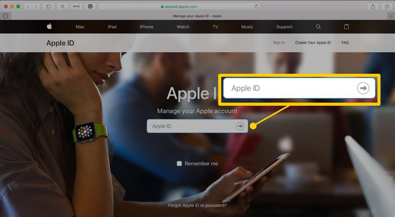 Управление вашим Apple ID онлайн