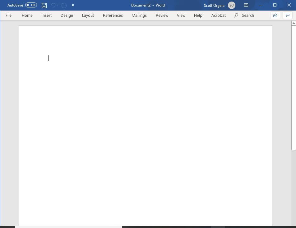 скриншот Microsoft Word для Windows