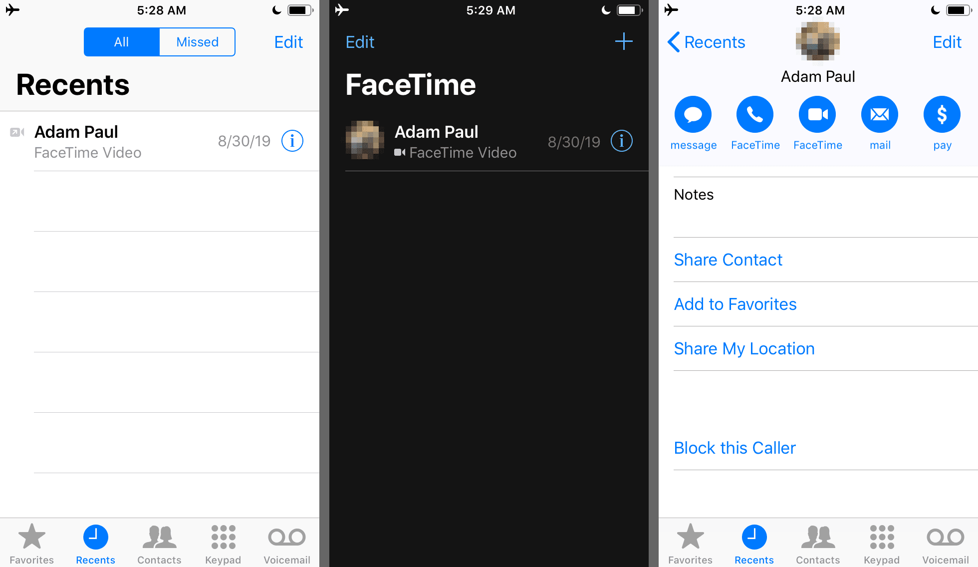 iPhone блокирует текст и опцию звонка