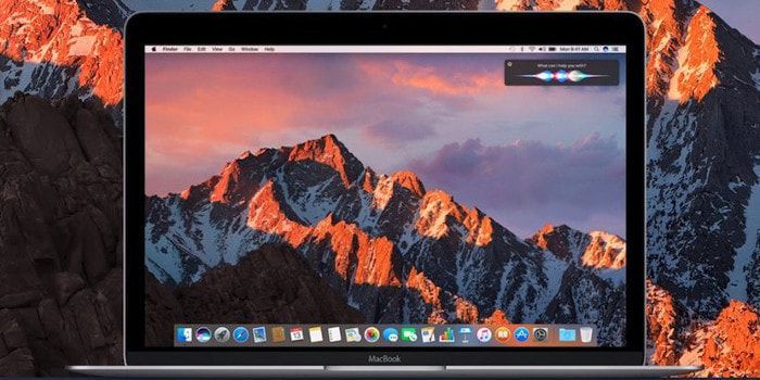 MacBook с MacOS Sierra на нем