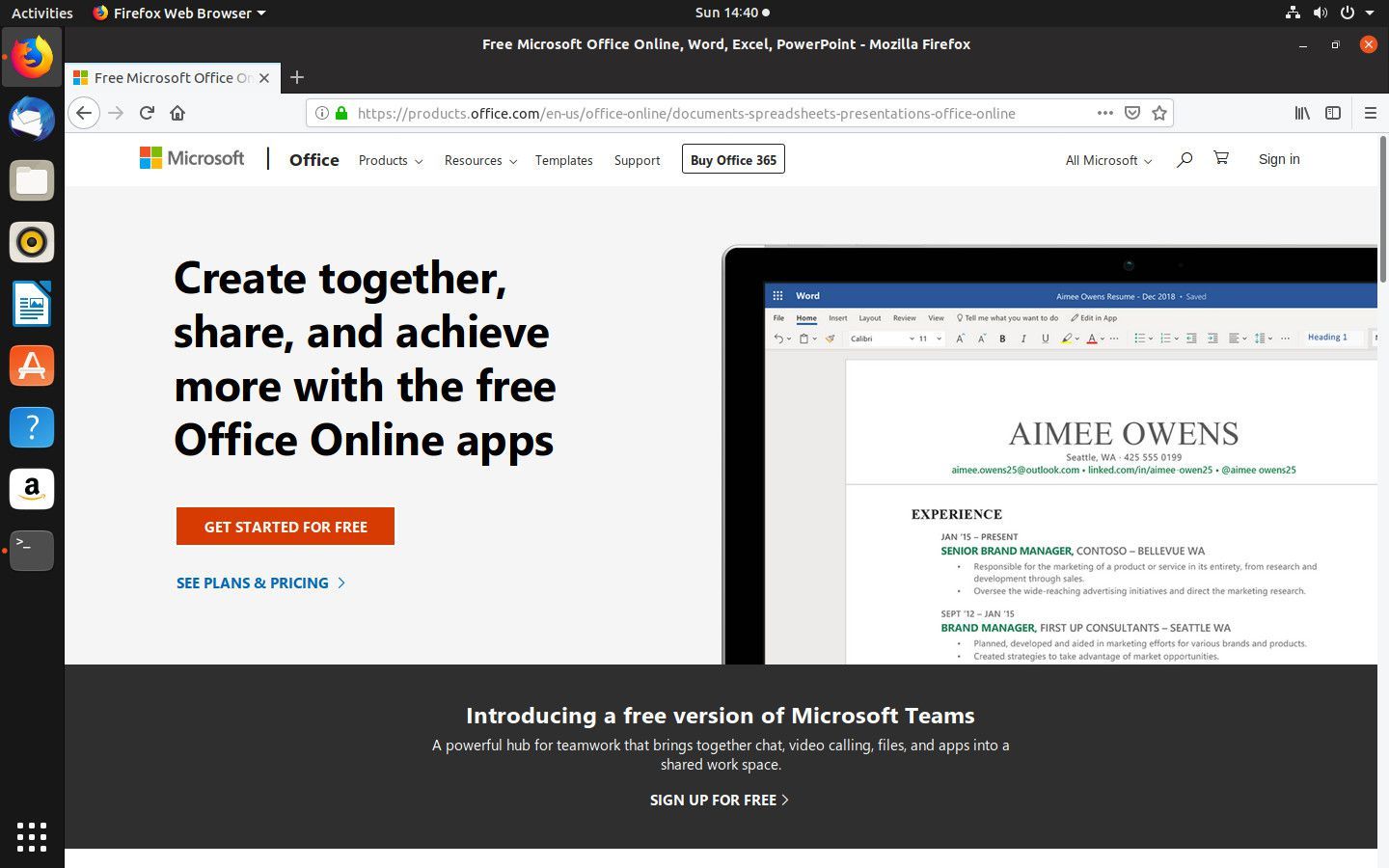 Веб-сайт Microsoft Office